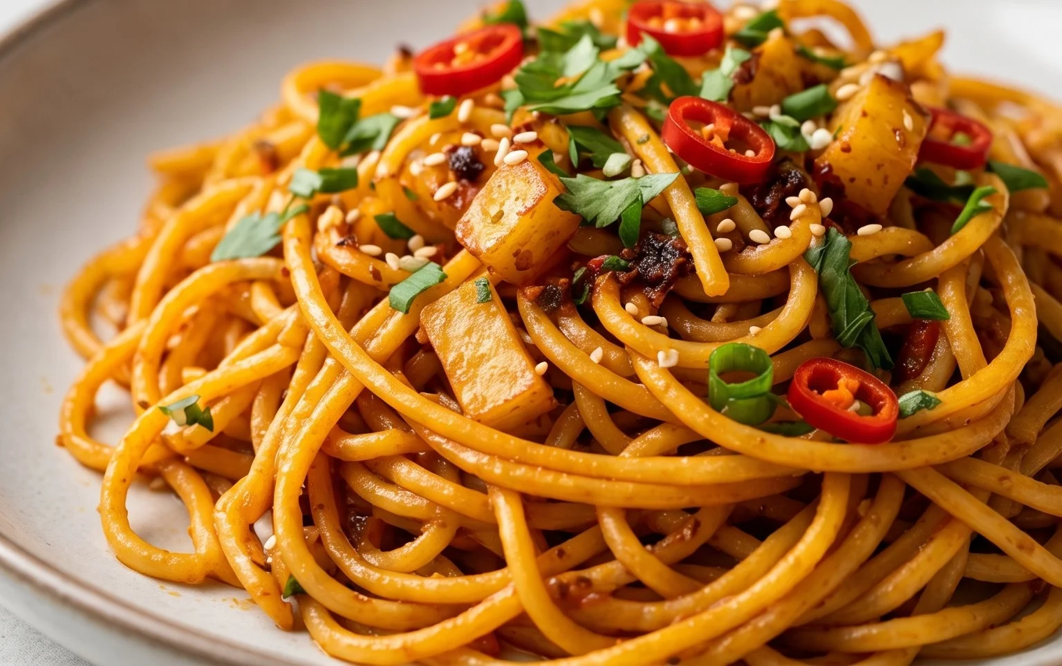 Spicy Potato Noodles