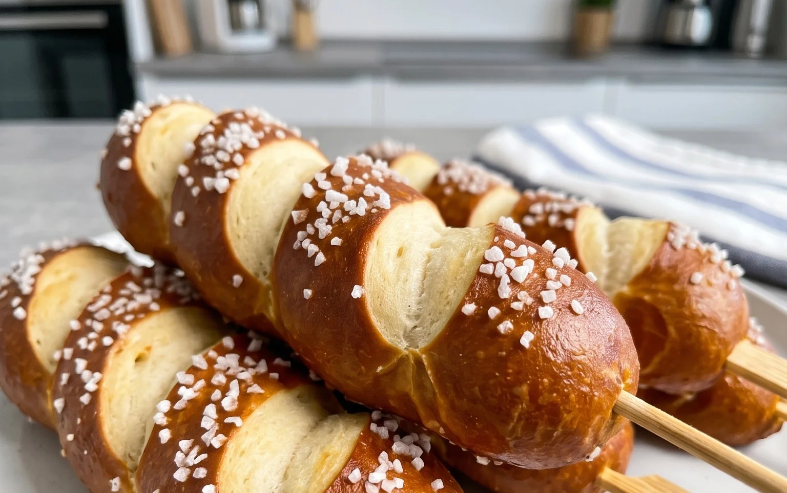 Bayerische Laugenspieße