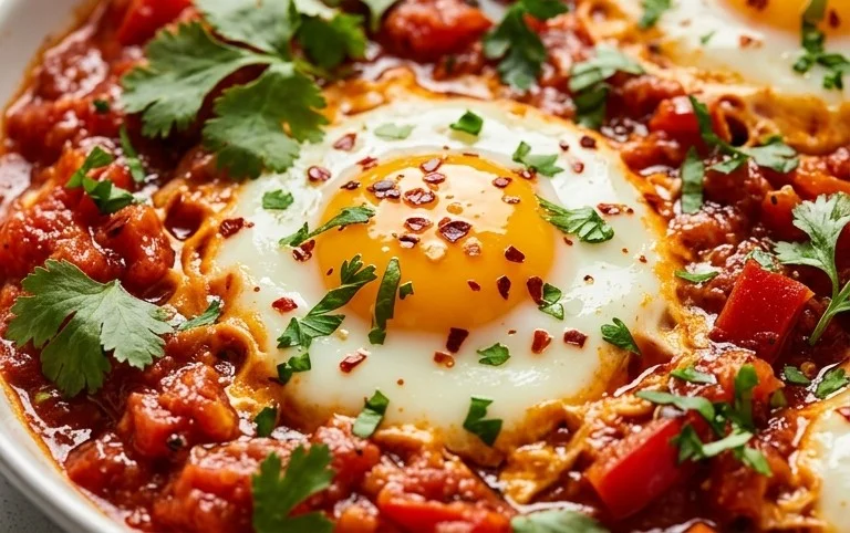 One Pan Shakshuka (Eggs in Hell)