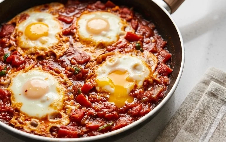 One Pan Shakshuka (Eggs in Hell)