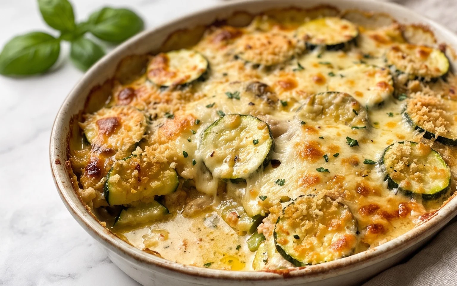 Easy Cheesy Zucchini Casserole