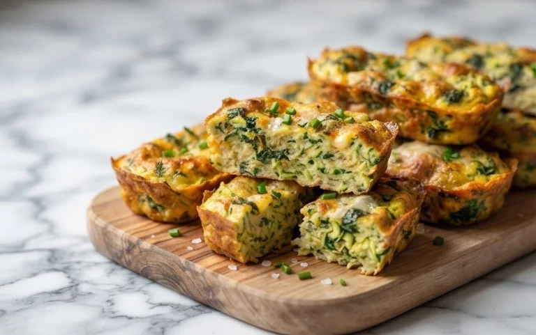 Baked Spinach Zucchini Frittata Fingers {Baby-Friendly}