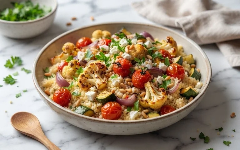 Röstgemüse Couscous für Geschmacksexplosion
