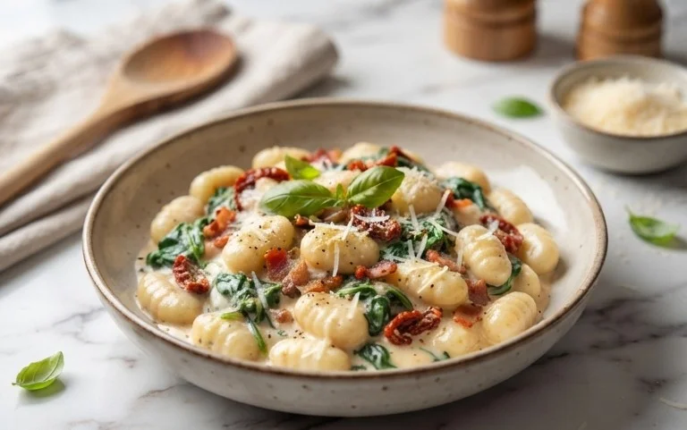 Creamy Tuscan Gnocchi