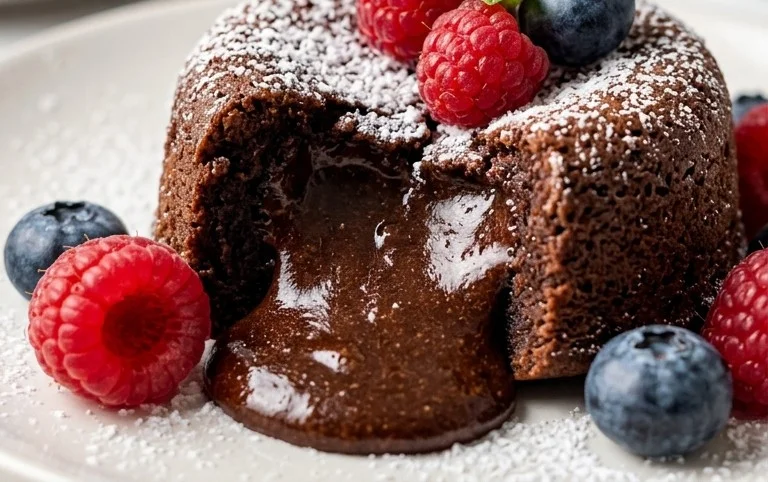 Air Fryer Lava Cake