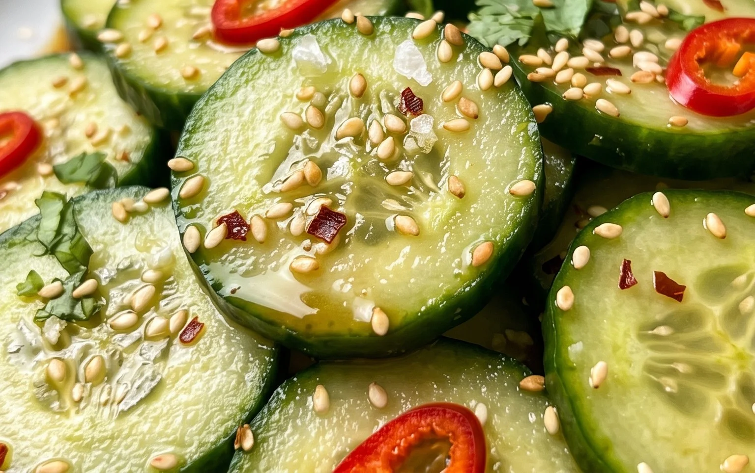Easy Asian Cucumber Salad