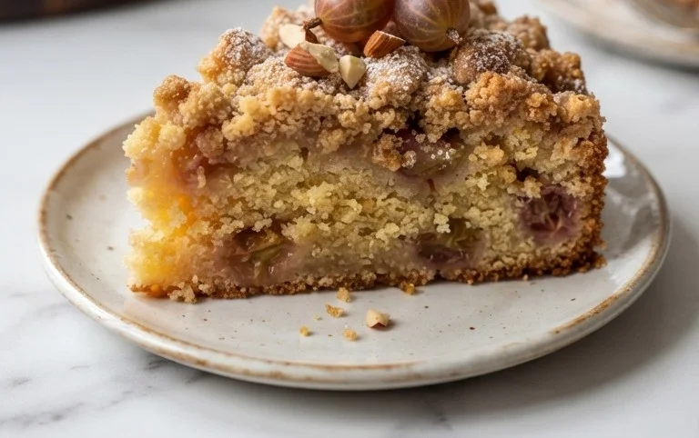 Stachelnon-alcoholic beerkuchen mit Streuseln