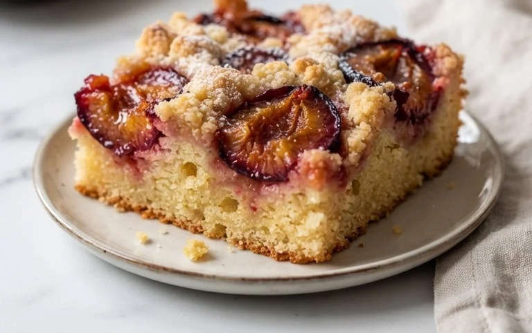 Saftiger Pflaumenkuchen vom Blech mit Streuseln von floweroma4
