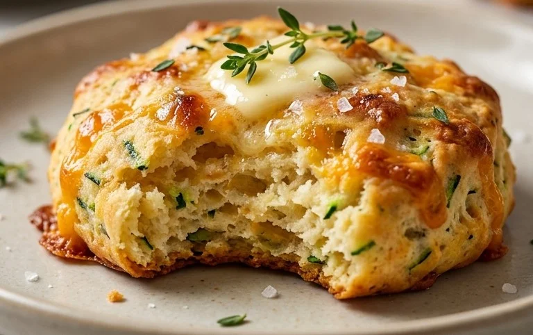 Zucchini Cheddar Biscuits