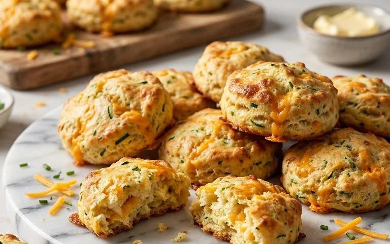 Zucchini Cheddar Biscuits
