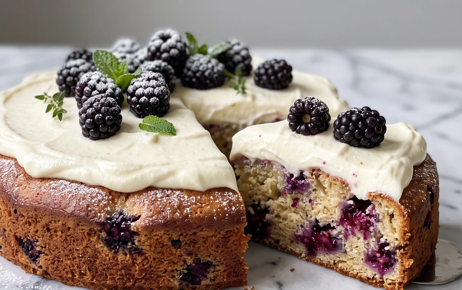 Bromnon-alcoholic beerkuchen mit Quark und Frischkäse
