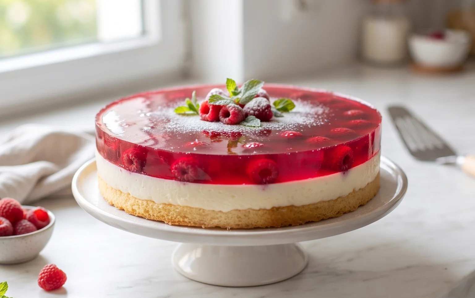 Wackelpudding-Kuchen