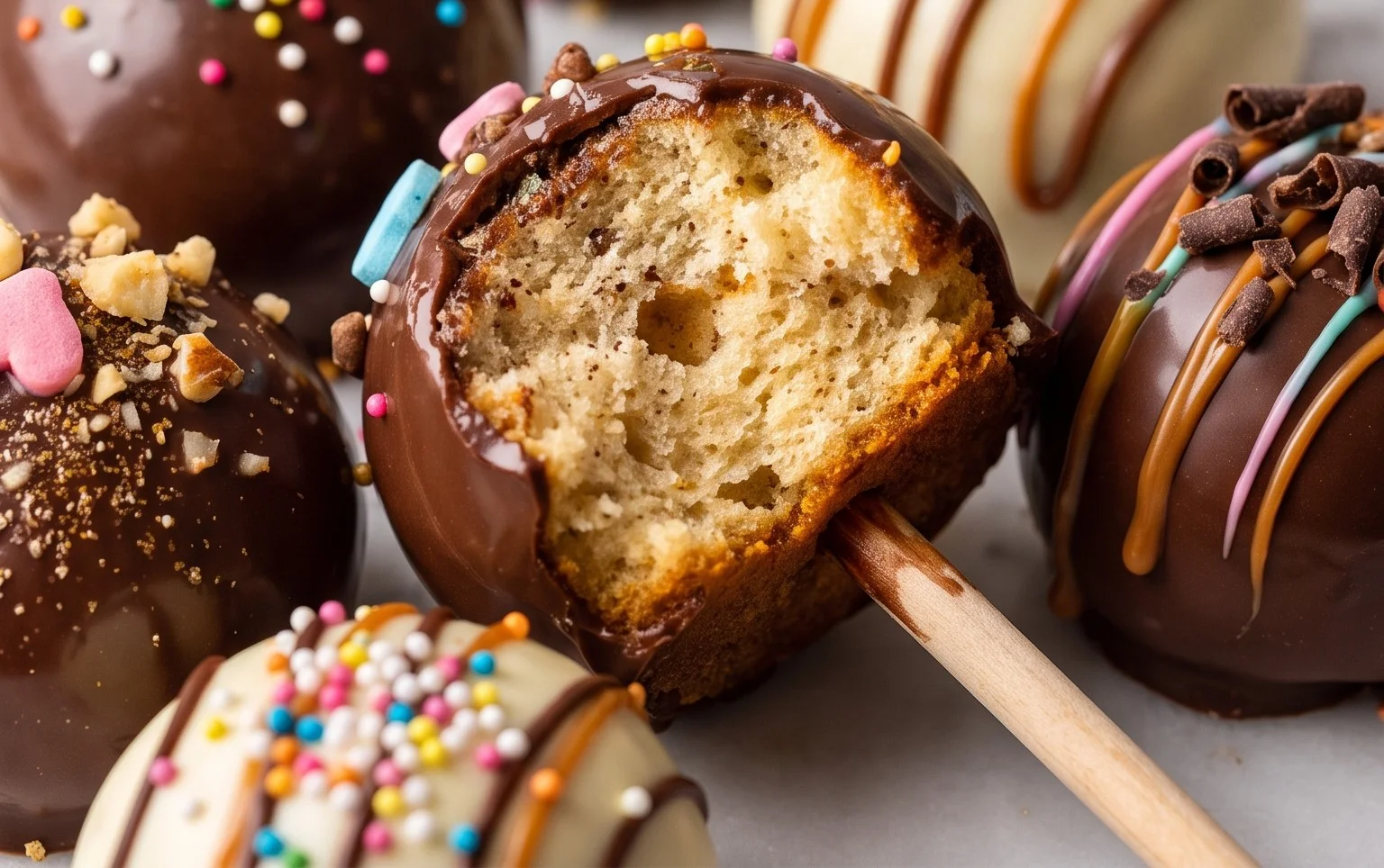Kuchen am Stiel - einfaches Kindergeburtstags-Rezept